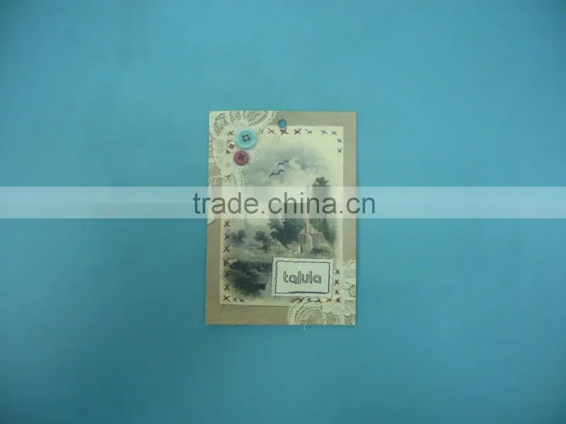 Landscape graph paper hang tag designs