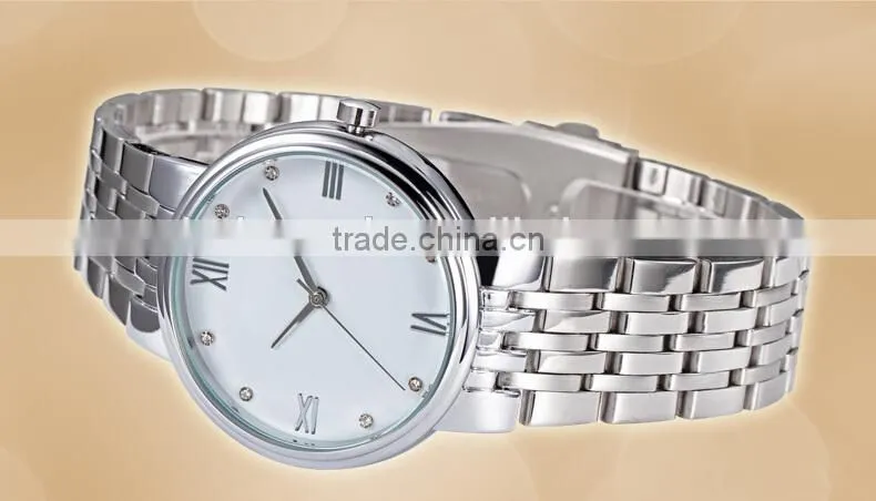 Luxury Quartz Stainless Steel Watch For Women And Men