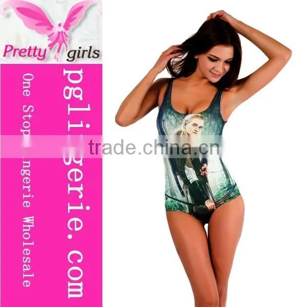 OEM custom sublimated Pretty One Piece Swimsuit