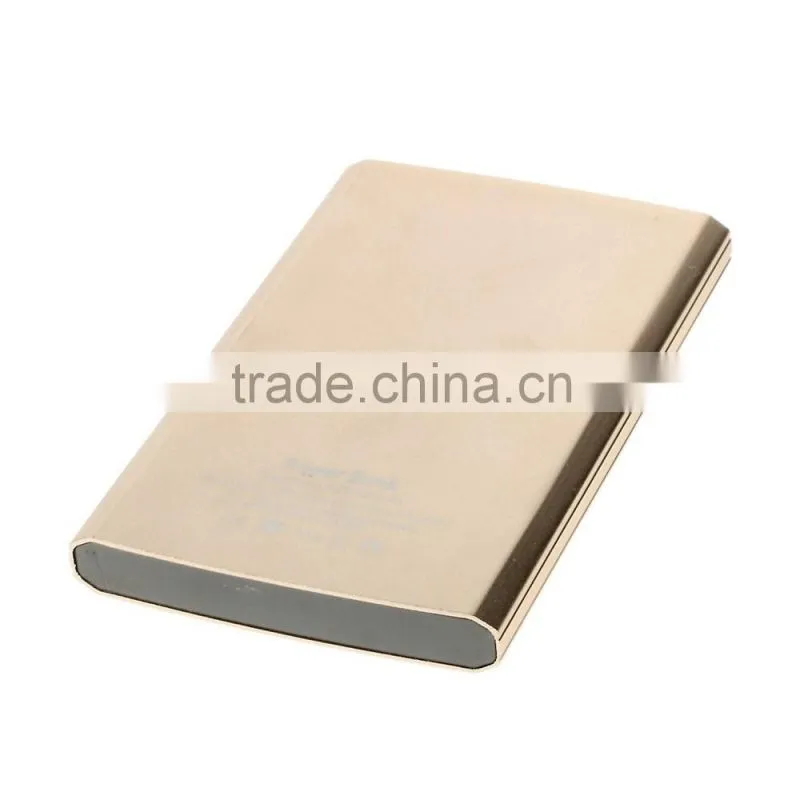 6000mAh Metal Power Bank Charger Dual USB Output Shake Control for iPhone/for Samsung/for Sony/for HTC/for Xiaomi
