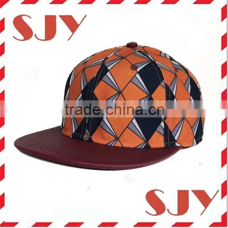 Men Hip Hop All Over 3D Print Flat Panel Flex Fit Snapback Trucker Cap Hat