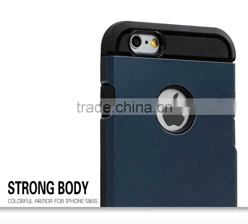 2015 New arrival Slim Colorful Armor mobile phone case for iphone 5,back cover for iphone 5s,for iphone 5s case