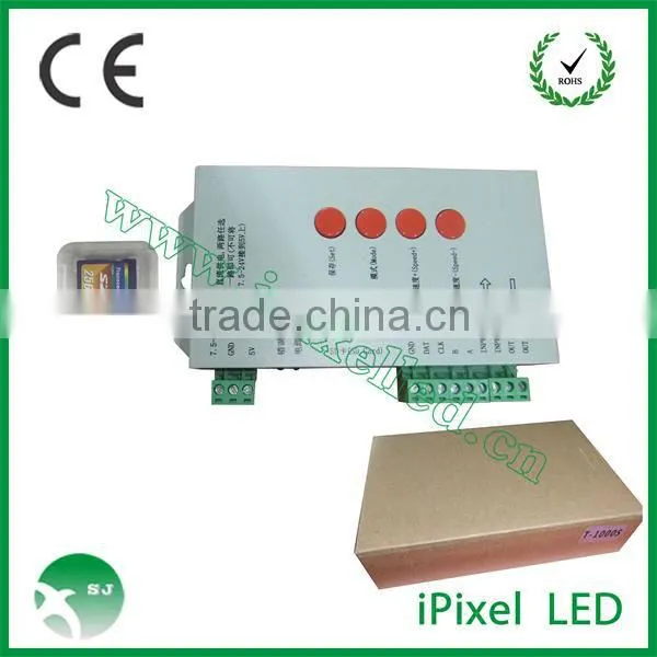 Programable led pixel controller support 2048 pixels with SD Card