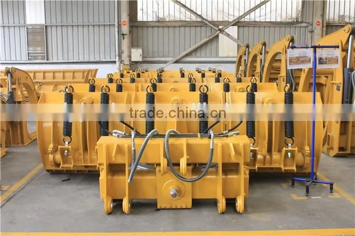 OEM Service SDLG/XCMG/SEM Wheel Loader Auxiliary Equipment , Snow plow 940*3015mm For SDLG LG918 Wheel Loader