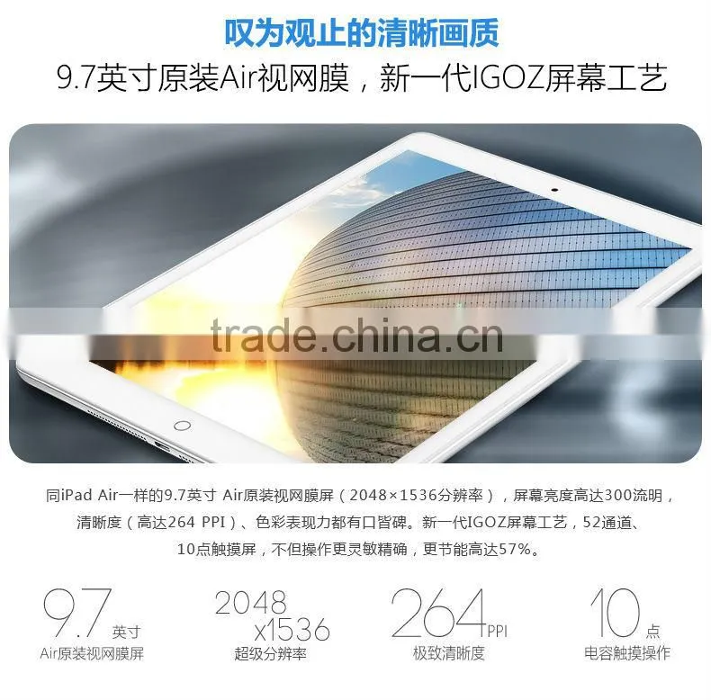 Wholesale New 9.7" Win 8.1+Android 4.4 Dual OS Intel Z3736F Quad Core 2048*1536P ONDA V919 3G Phone Call Tablet PC
