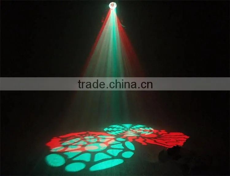 Good quality Stage Effect 8 * 3W LED Rotating Gobo Light