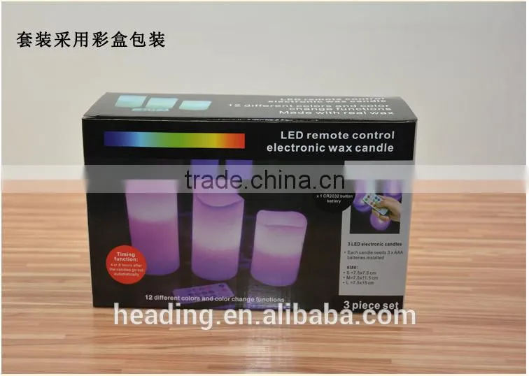 18 keys controller remote control electronic LED candles for party and wedding