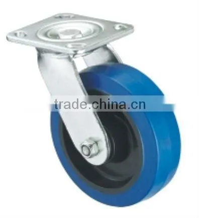 High Quality Polyurethane Fixed Spring Wheels
