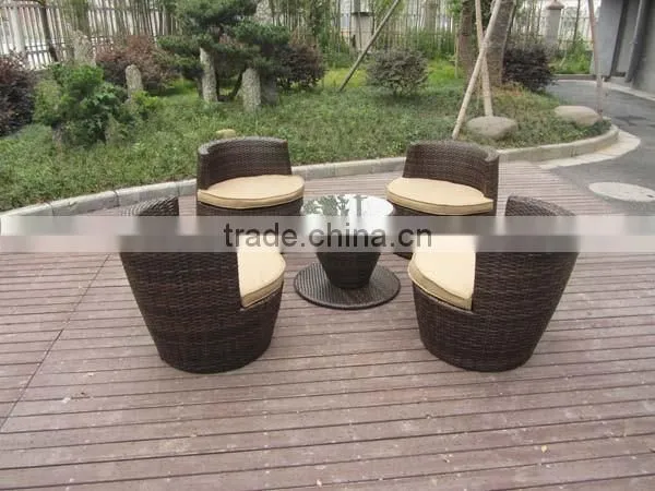 Unique Rattan Stacking Sofa Bullet Shape For Sale