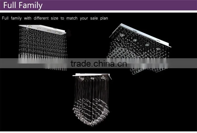 Hot sale modern crystal chandelier,decoration hanging chandelier light