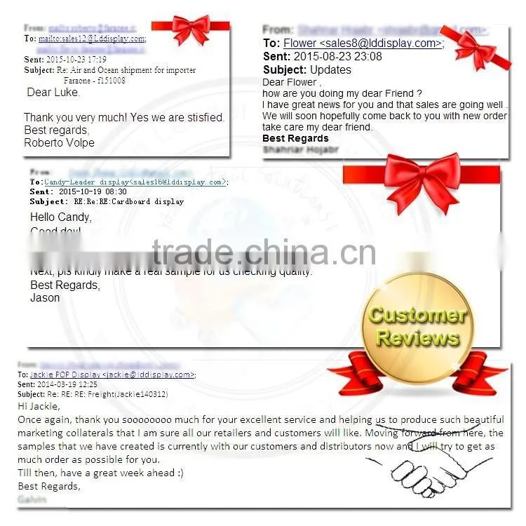 Custom poster advertising table cardboard standee design