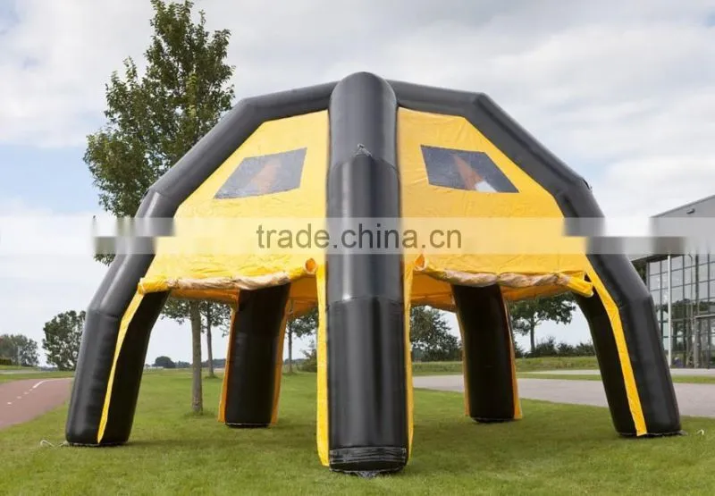 color custom inflatable spider tent 5 legs inflatable advertising tent with open door