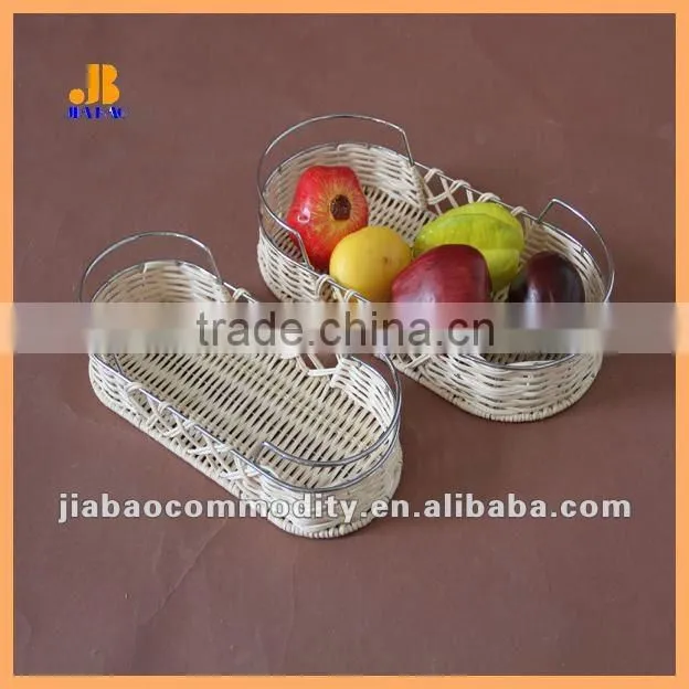 elegant wicker bread basket