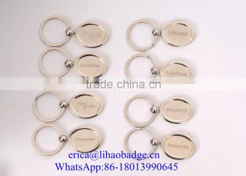 Promotional Gifts cheap custom logo print blank key chain Wholesale