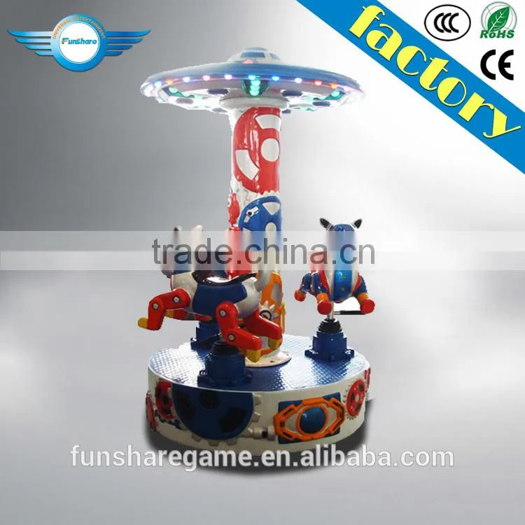 Funshare popular amusement park kids carousel indoor mini small carousel ride for sale