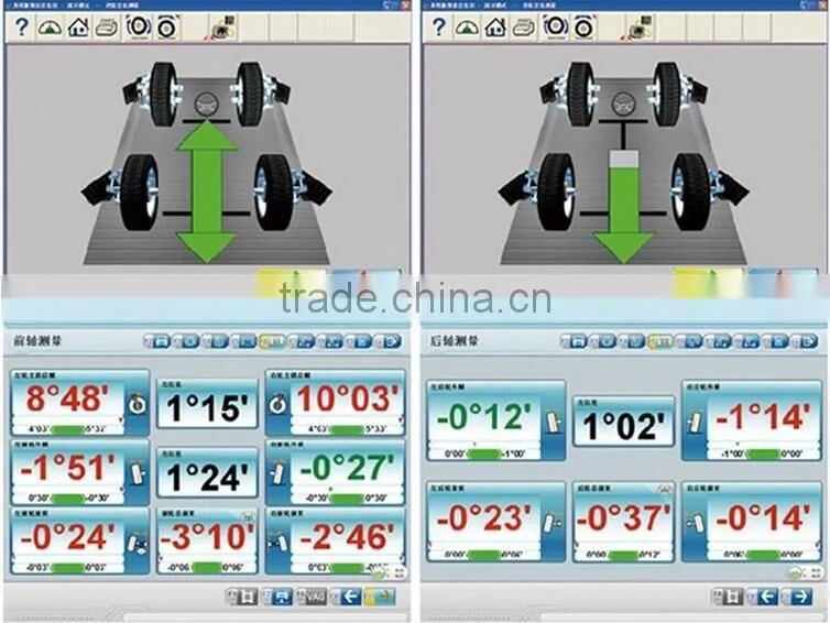 3D Car Wheel Alignment for garage workshop