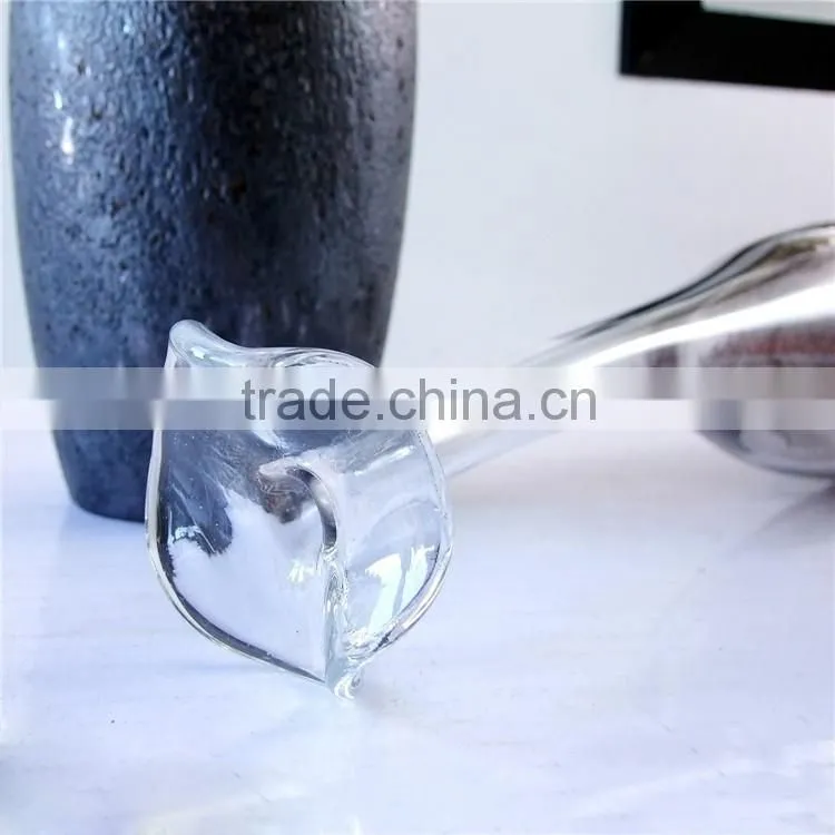 OUBOAO High grade large vase of flower hand blown glass bottles art glass vase