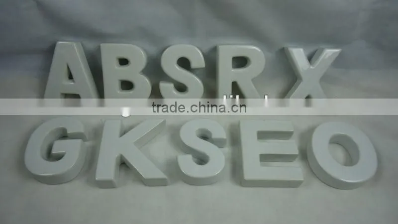 ceramic letter shaped dish home decoration