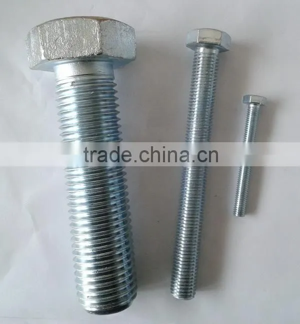 Grade 8.8 DIN 933 hex bolt fasteners