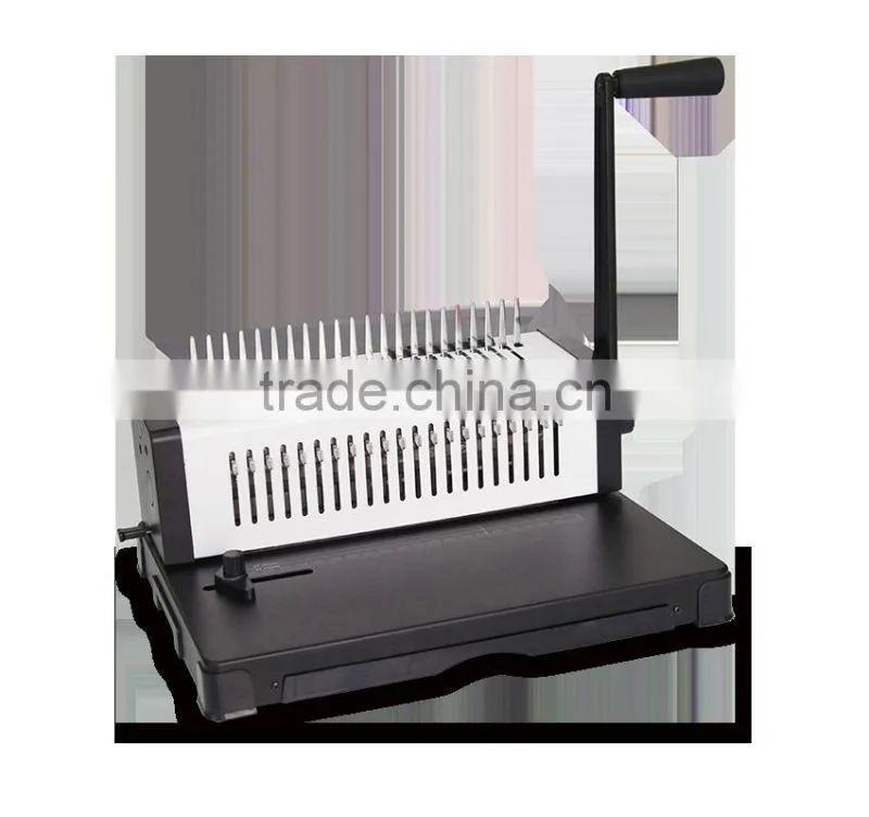 China oem heavy duty metal cardboard binding machine
