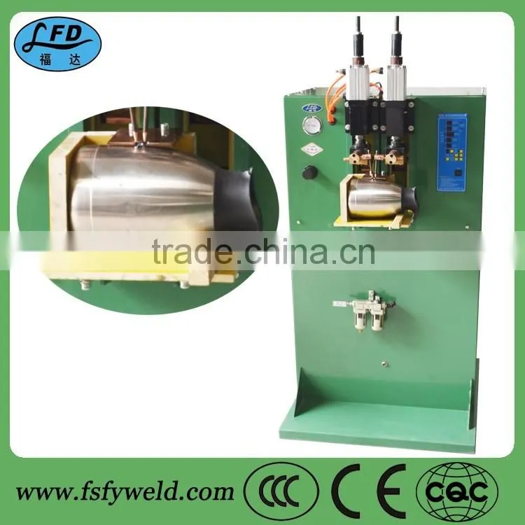Capacitor discharge spot welding machine for the fine welding of components