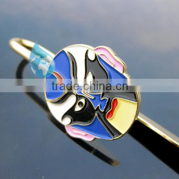 2014 soft enamel metal bookmark / 3d bookmarks china supplier