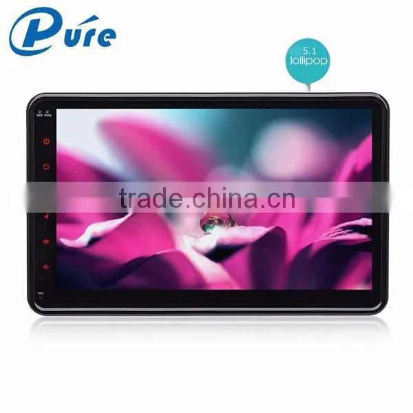Hight quality 2 Din 10.1 inch Car DVD Player with GPS for universal cars