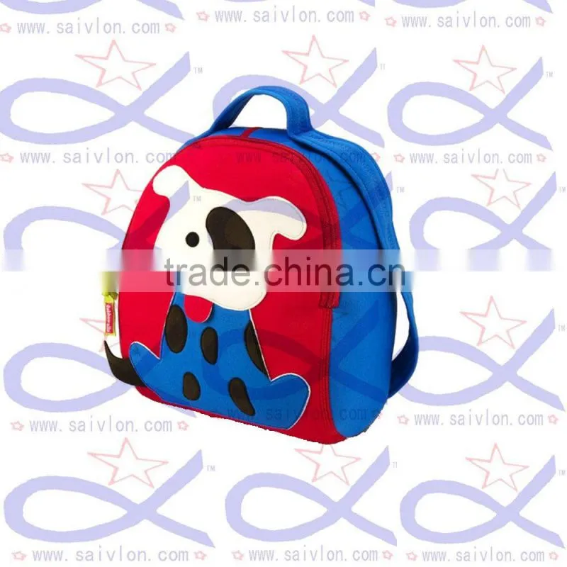 Promotional neoprene lunch cooler bag / backpack for kids