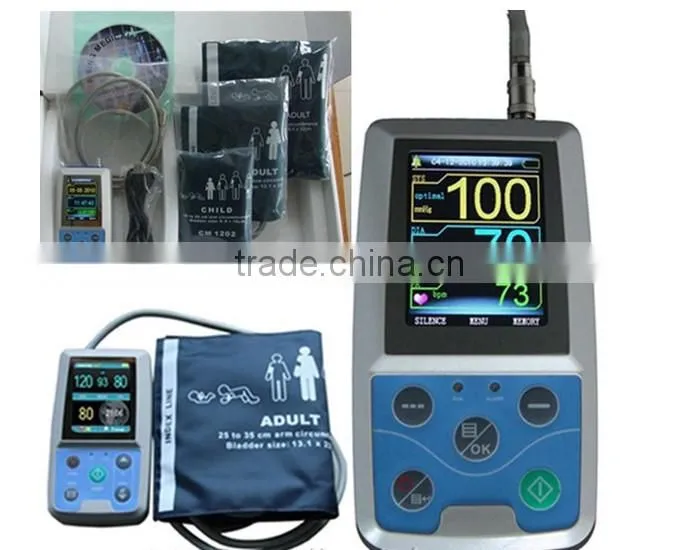 2016 new dynamic digital 24h BP measurement Ambulatory Blood Pressure Monitor ABPM2 with good price