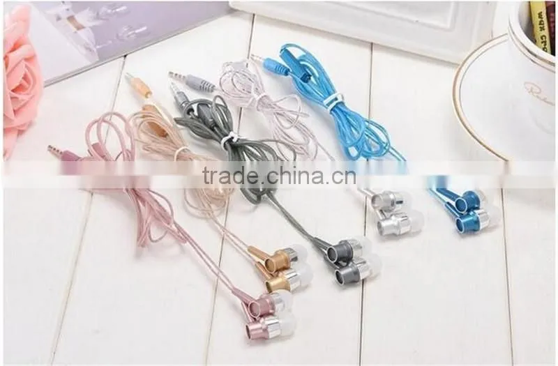 Fashion perfume earphone with mic