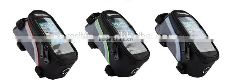 Bicycle Waterproof Smartphone Bag Bike Handlebar Phone Bag Touchscreen bag