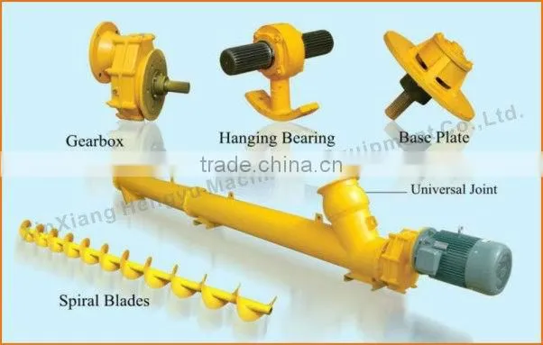 Professional particle and powder screw conveyor