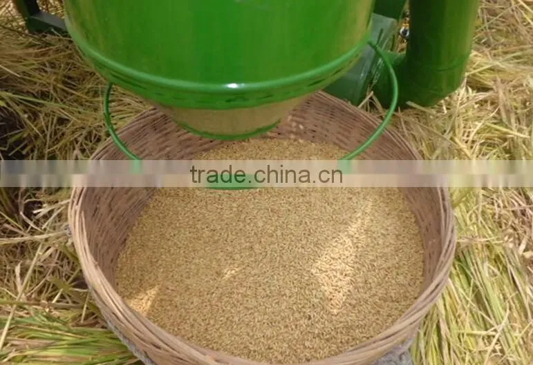 Home use small capacity paddy thresher