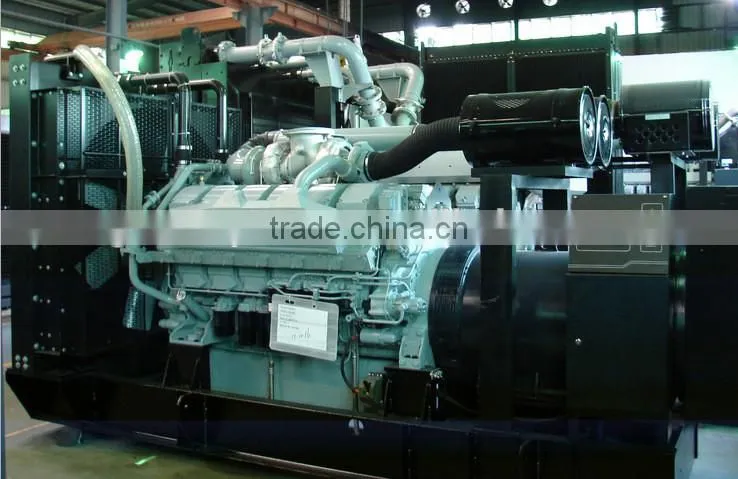 600kw to 1200kw Diesel Engine Open Type Mitsubishi Generator Set