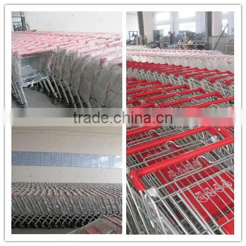 Fashionable style supermarket shopping cart,grocery shopping carts for sale