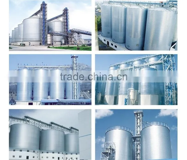 Convenient raw material storage chicken feed silo for sale
