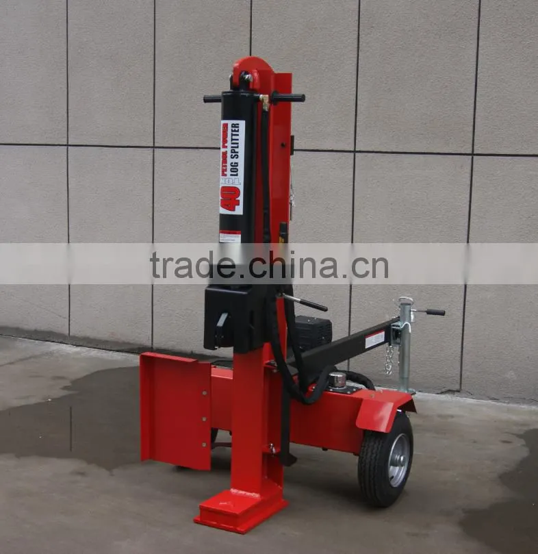 Gasonline 40Ton Log splitter wood log cutter splitter Plywood packing