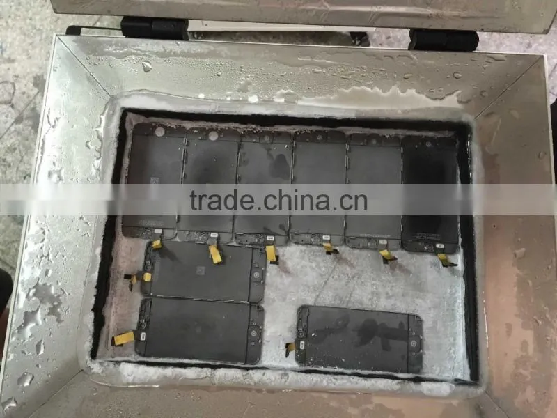 mobile lcd touch glass freezing separator machine freezer refrigerator machine for iphone and samsung tablet