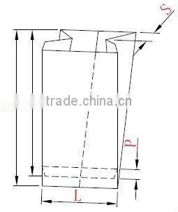 High Speed Automatic KFC Mcdonalds Food Paper Bag Converting Machine