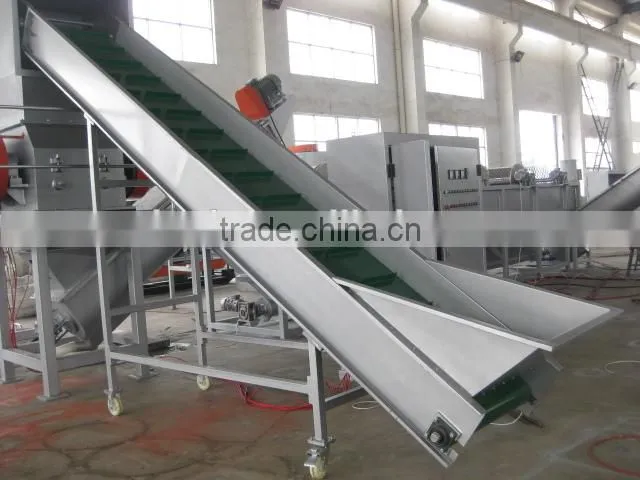 Waste PP PE film plastic bags recycling plant