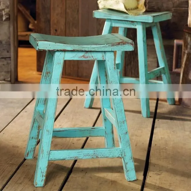Wooden Stool Customization Design Stool For Bar Rustic Pub Stool