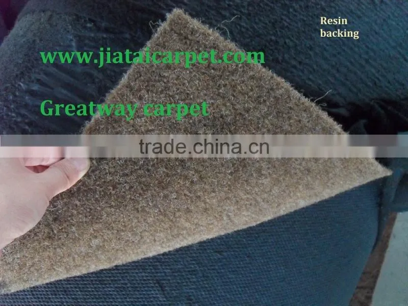 carpet with resin backing Needle Punch Brush Track carpet