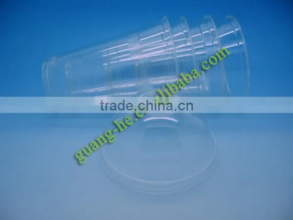 Transparent disposable biodegradable bulk plastic pla cups for cold drinking/ice cream and water