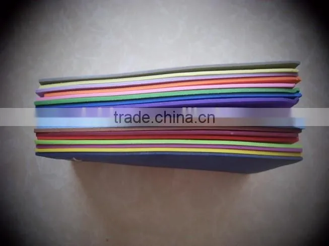 high quality SGS approved colorful styrofoam sheet/ethylene vinyl acetate sheets/vinyl acetate ethylene