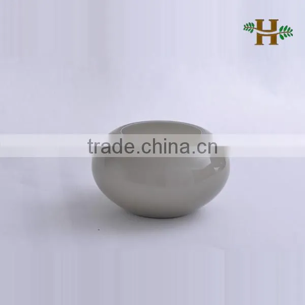 Quality Beige Color Glass Candle Holder for Sale
