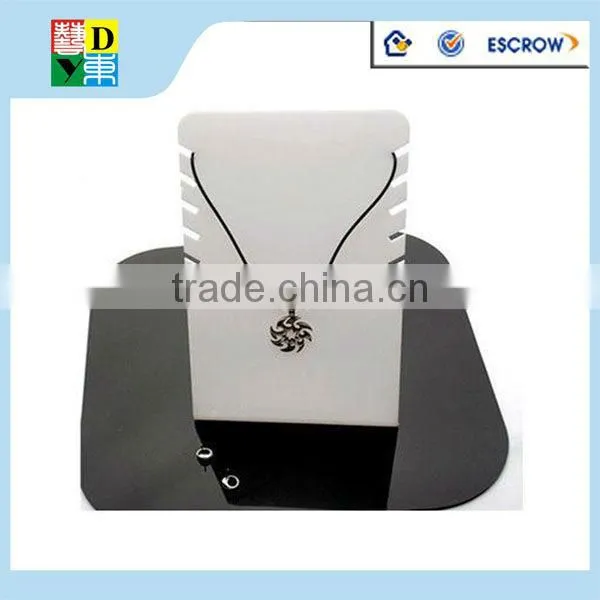 Luxury design acrylic jewelry display stands for necklace 2015 latest design acrylic display for jewelry acrylic show case