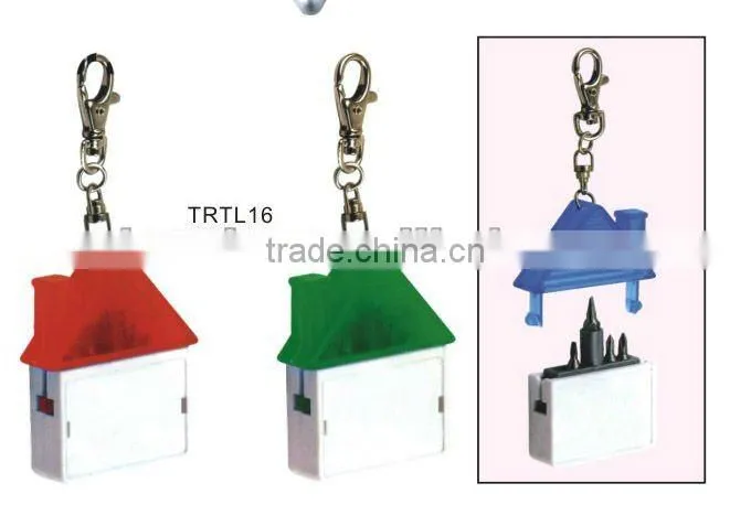 House shape Mini Screwdriver Tools with Keychain