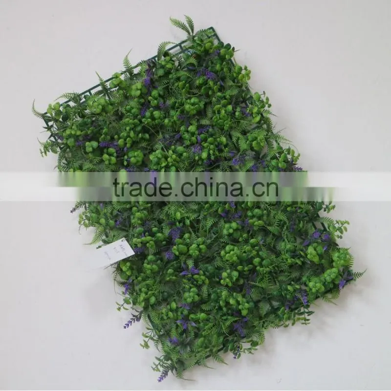 Artificial lavender hedge artificial plant hedge fake bush mat