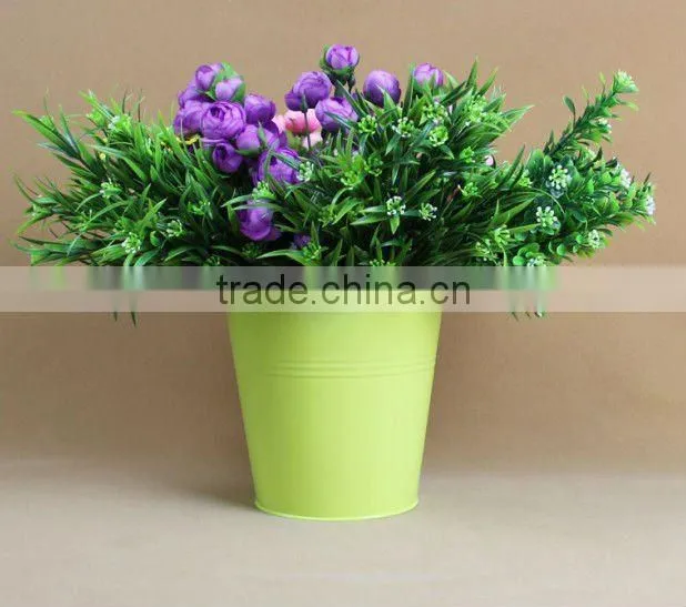 Galvanized Hanging Flower Pot
