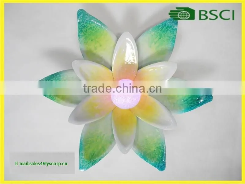 Metal Flower Statue Solar Garden Light Solar Home Light Solar Wall Light Solar Light Ball